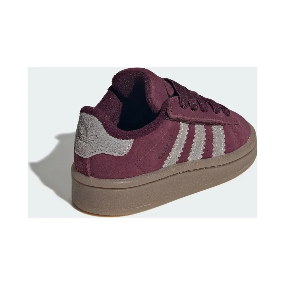 Adidas CAMPUS 00s COMFORT CLOSURE ELASTIC LACE Shoes Maroon / Khaki Three / Gum (KI9407)