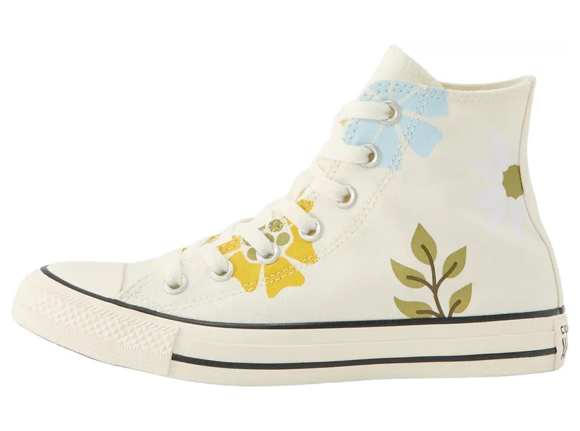 Converse Chuck Taylor All Star Crème / Lichtblauw / Yellow / Olijfgroen (A16910C)