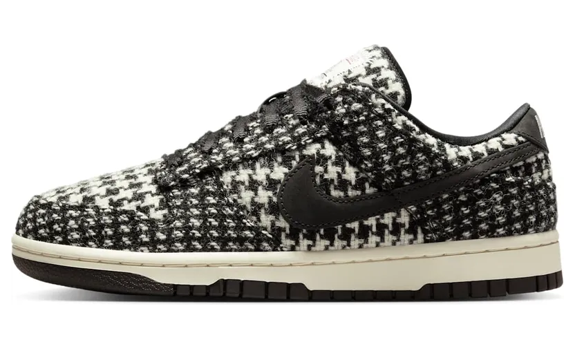 Nike Dunk Low “Harris Tweed – Black” (HQ5036-901)