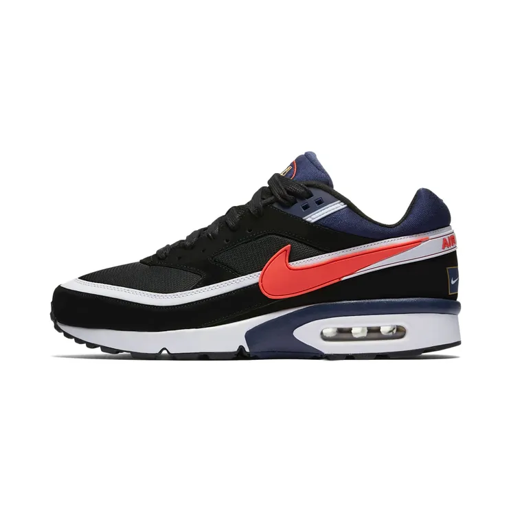 Nike Air Max BW Olympic “Black / Midnight Navy / White / Crimson” (819523-064)