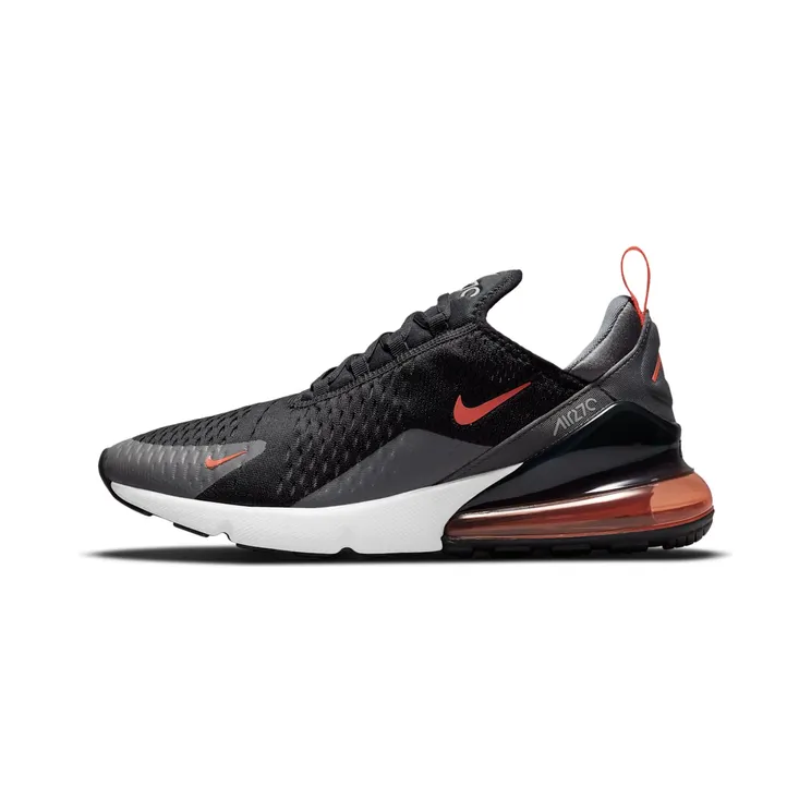Nike Air Max 270 Ess “Black / Iron Grey / Turf Orange / Team Orange” (DM2462-001)