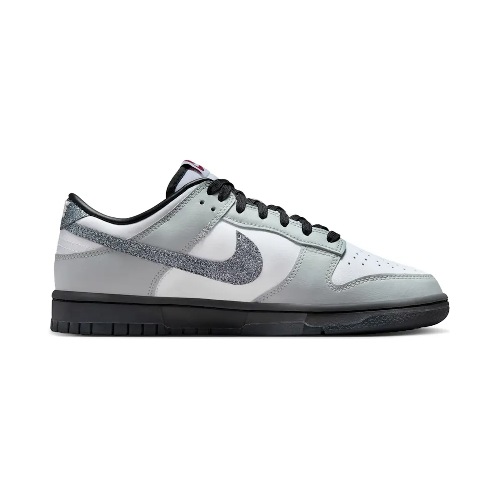 Nike Dunk Low LX “Glitter Swoosh White Light Smoke Grey” (HQ3462-191)