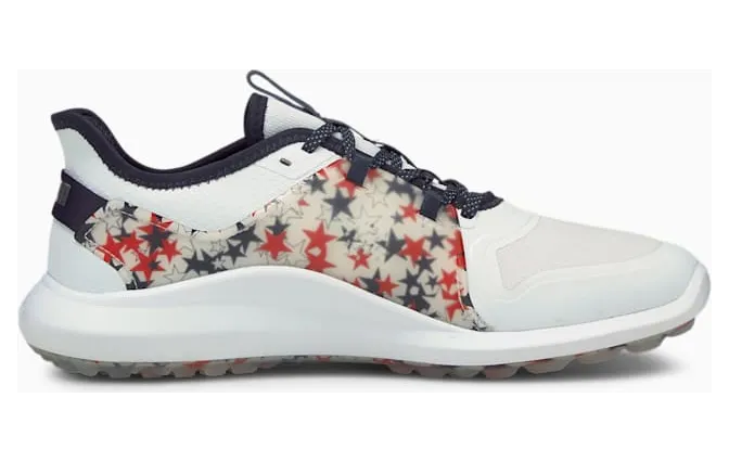 Puma IGNITE FASTEN8 USA golfschoenen Rood/Wit (194878-01)