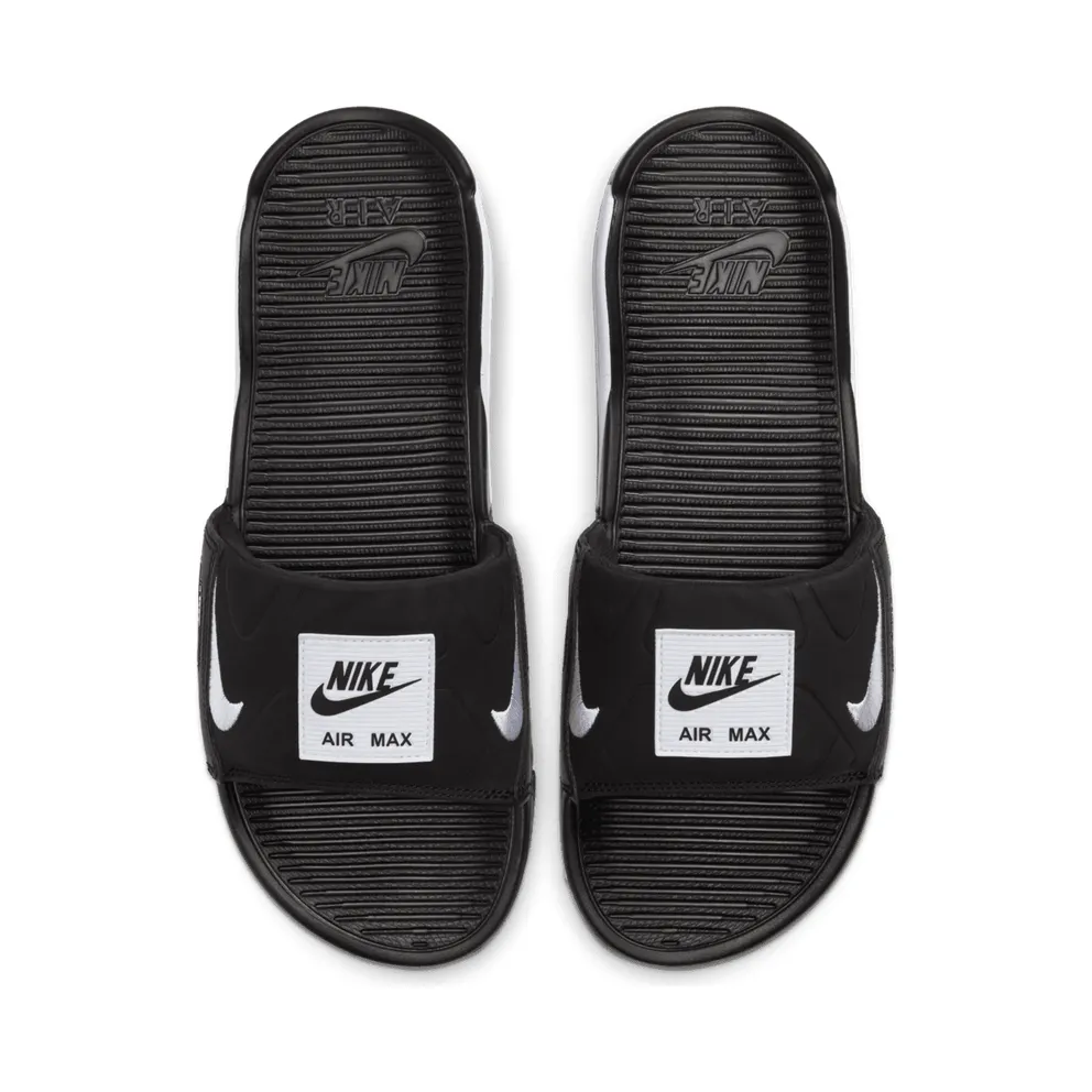 Nike Air Max 90 Slide Black White Black/White (BQ4635-002)