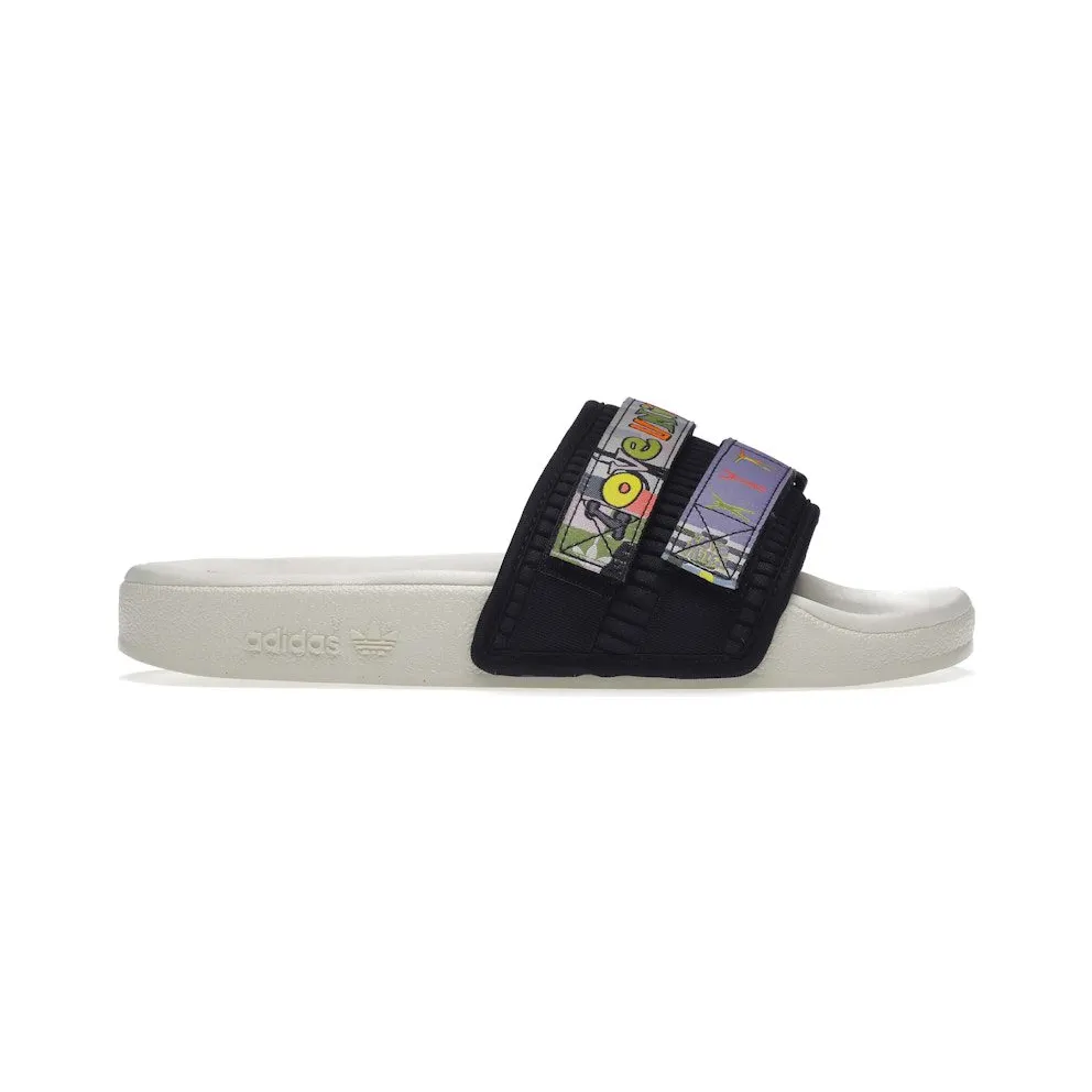 Adidas Adilette 2.0 Pride Slides Off White / Core Black / Light Purple (GW2411)