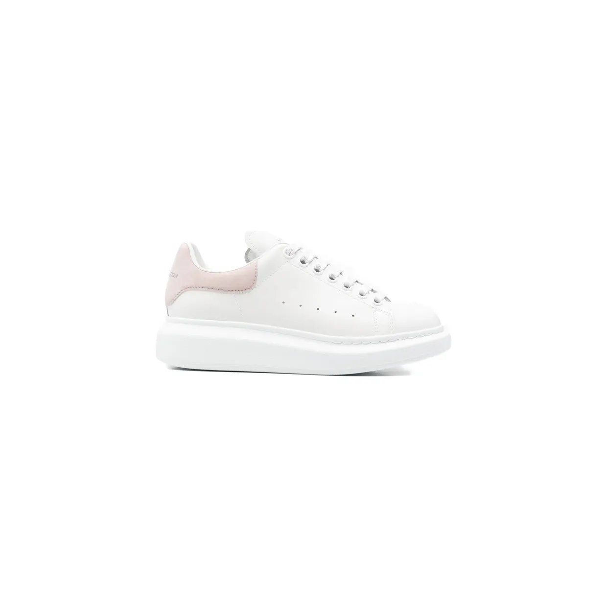 Alexander Mcqueen Oversized Suede-trim “White/Pink” (553770 WIAIH 9182)