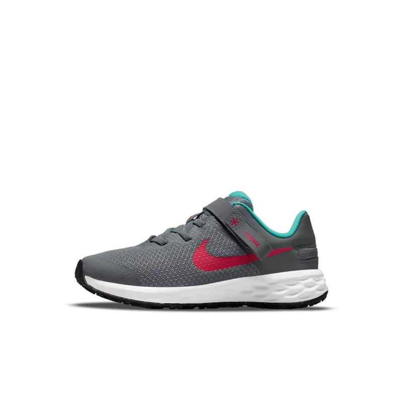 Nike Revolution 6 FlyEase Younger Kids’ Grey 50% Sustainable Materials (DD1114-006)