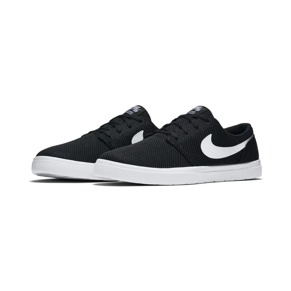Nike Sb Portmore Ii Ultralight Black/White Black/White (880271-010)