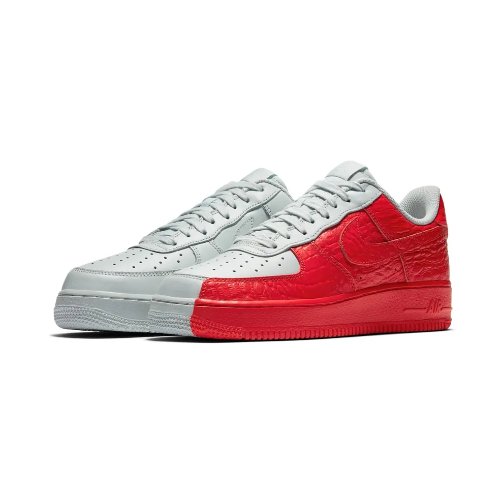 Nike Air Force 1 Low Split Grey Red Barely Grey/Habanero Red (905345-005)