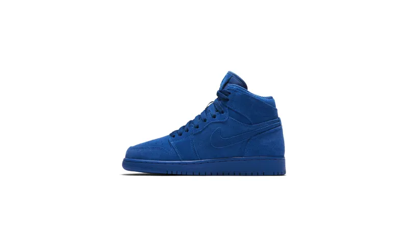 Jordan 1 Retro Blue Suede (GS) Team Royal/Team Royal (705300-404)