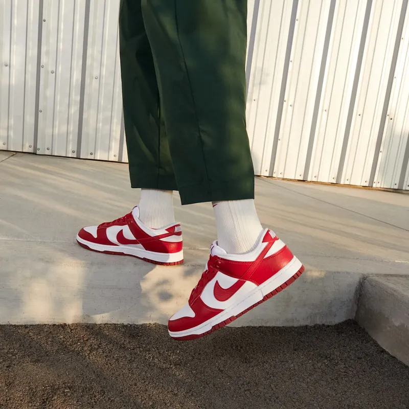 Nike Dunk Low Next Nature White Gym Red (DN1431-101)