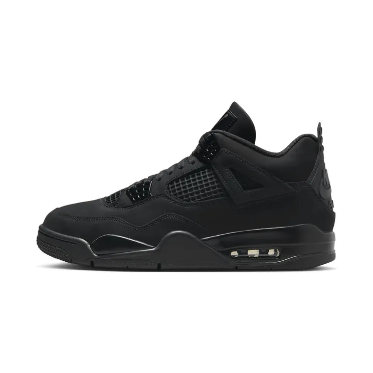 Air Jordan 4 Retro Black Cat 2025 “Black / Light Graphite” (FV5029-010)