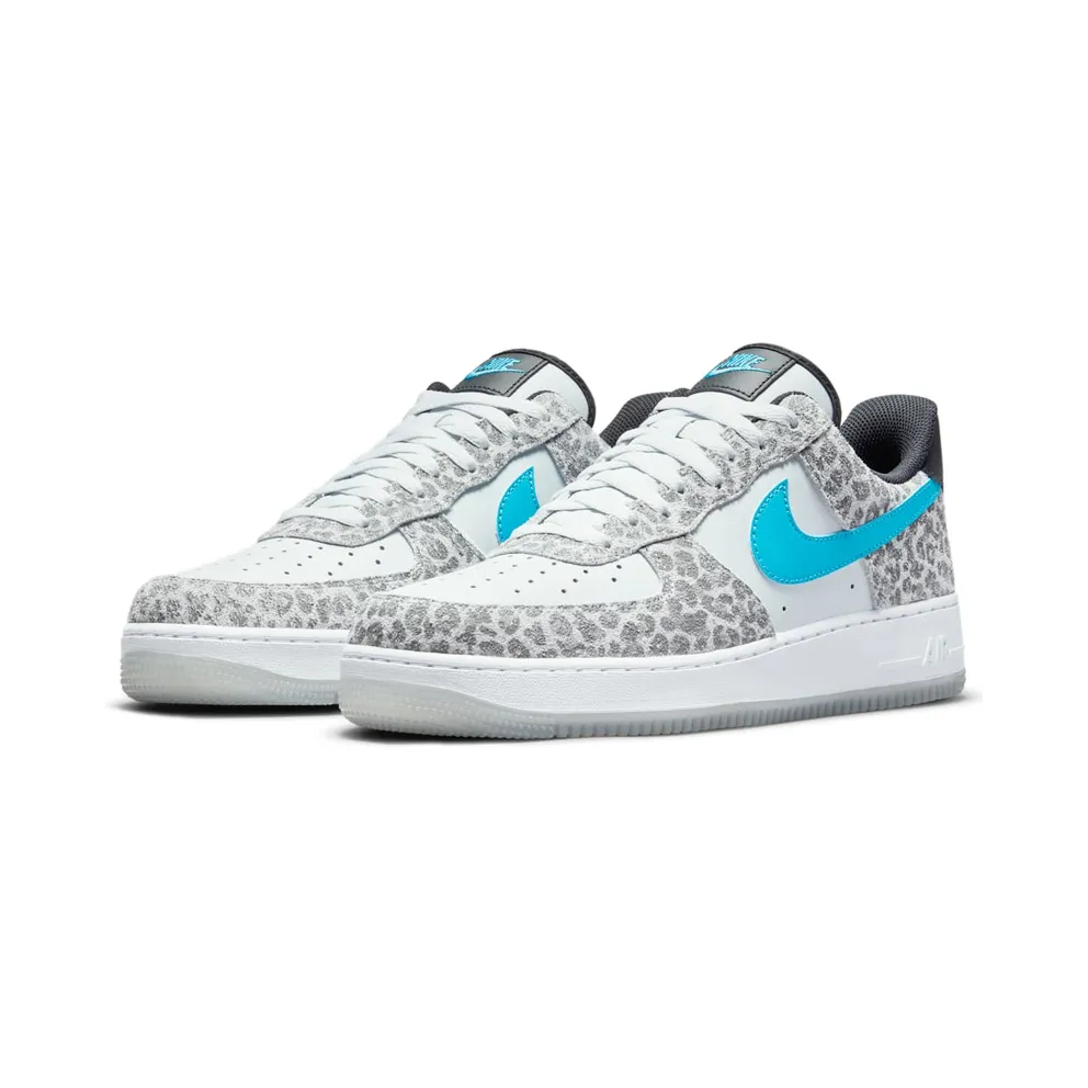 Nike Air Force 1 07 Low ‘Leopard’ Blue (2021) (DJ6192-001)