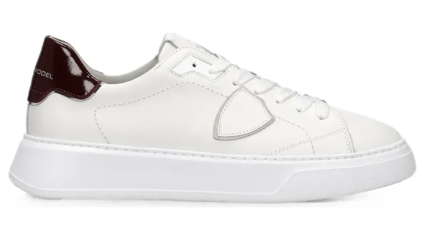 Philippe Model Paris Temple low-top “White” (BTLUV020)