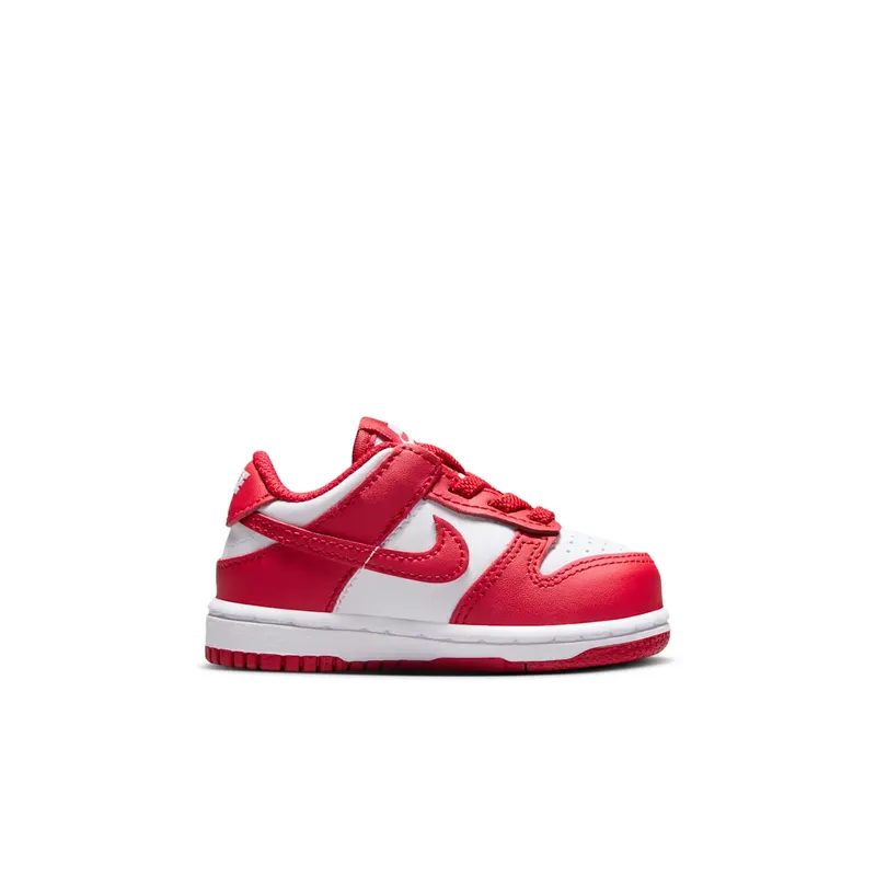 Nike Dunk Low White University Red (FB9107-119)
