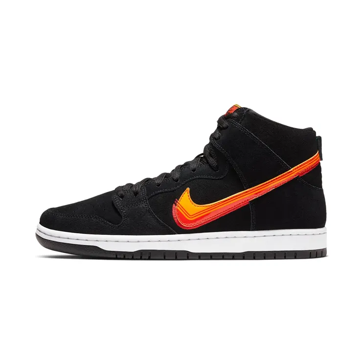 Nike SB Dunk High Truck It “Black / Team Orange / University Red / University Gold” (BQ6826-003)