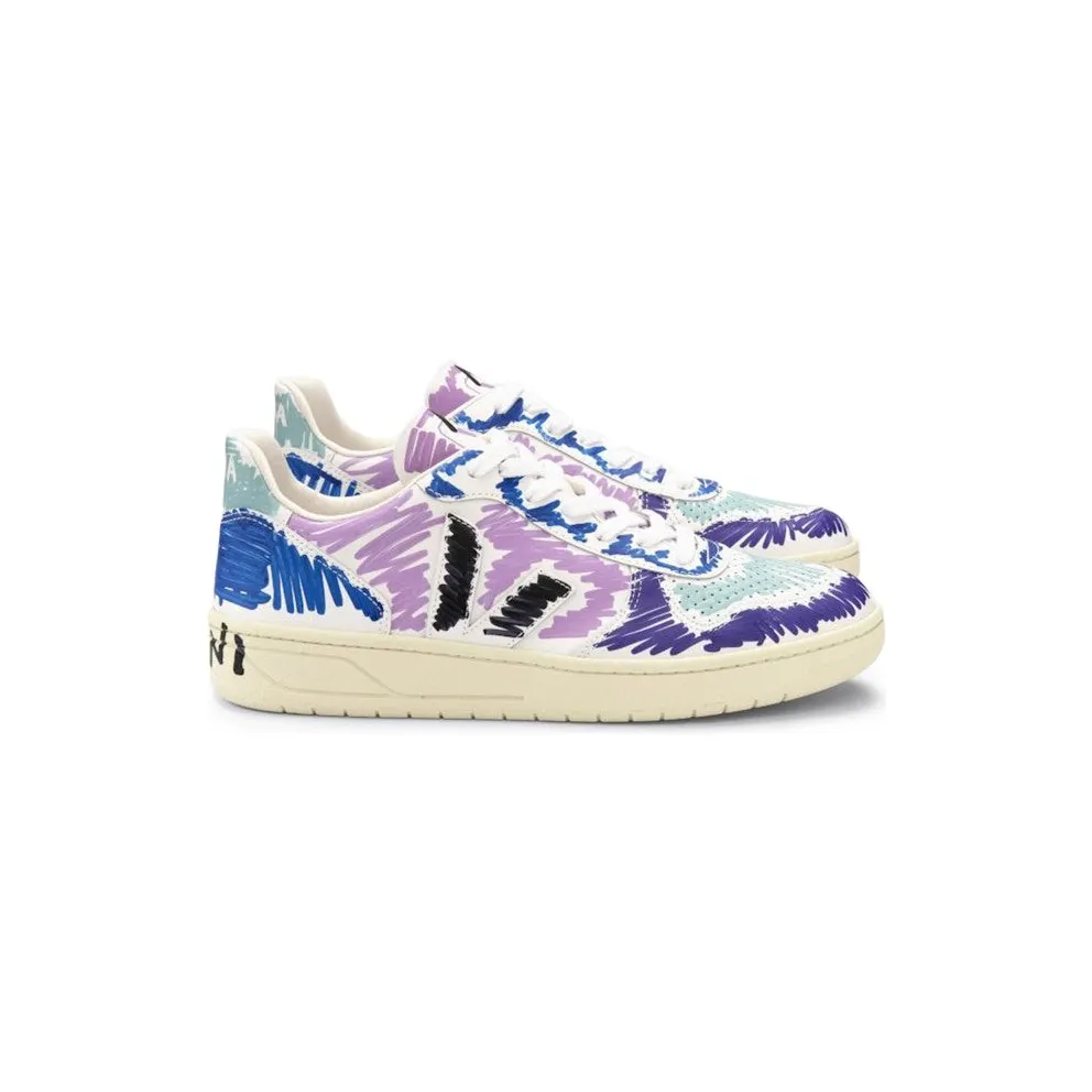 Veja V-10 Leather x Marni Orchid Black (VX0203081A)