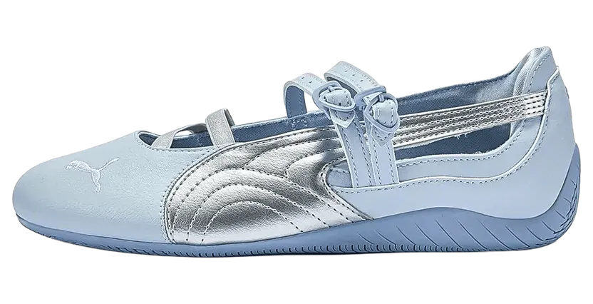 Puma Speedcat Ballet Womens “The Powerpuff Girls Silver Blue Wash” (408103-01)