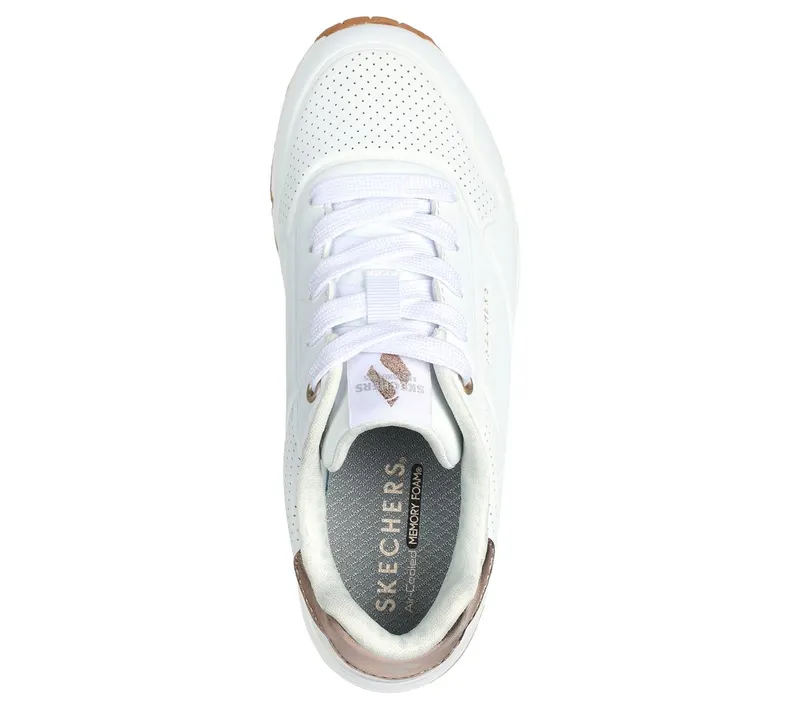 Skechers UNO Gen1 – Shimmer Away Sneaker White