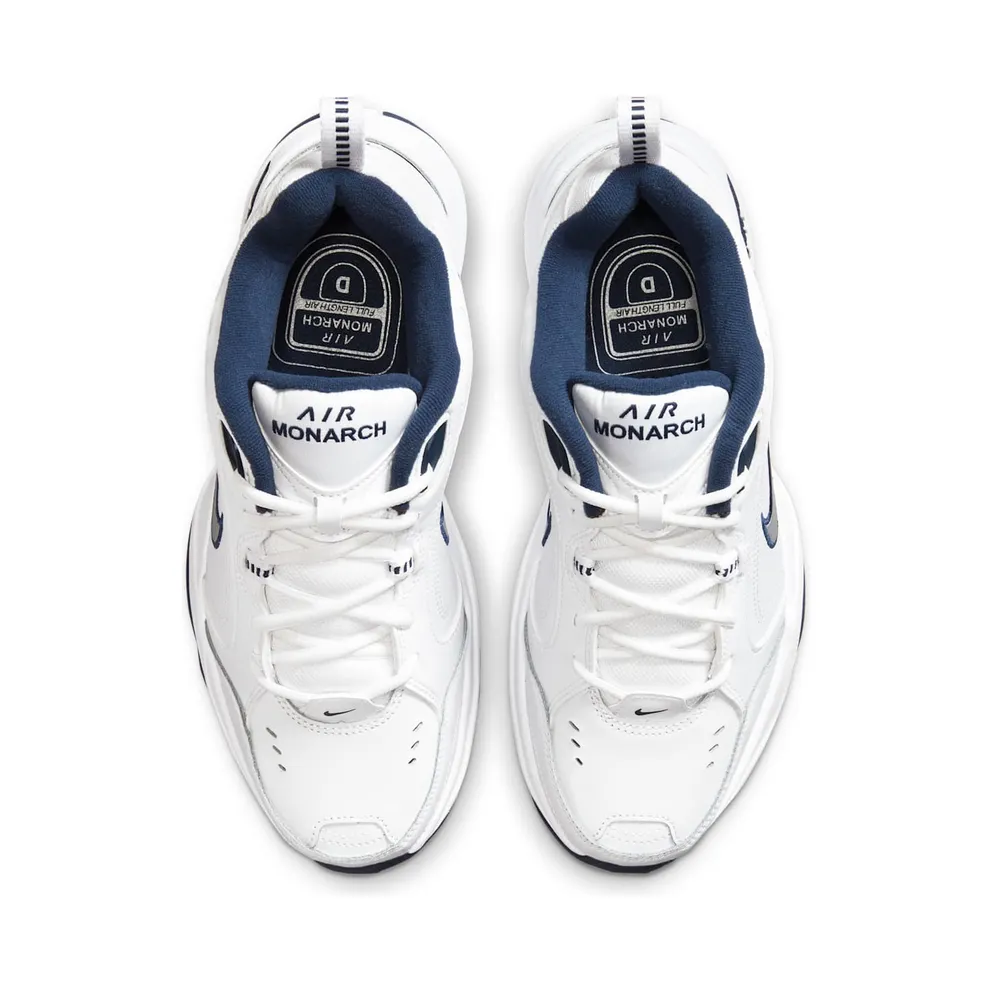 Nike Air Monarch IV White Navy White/Metallic Silver (415445-102)