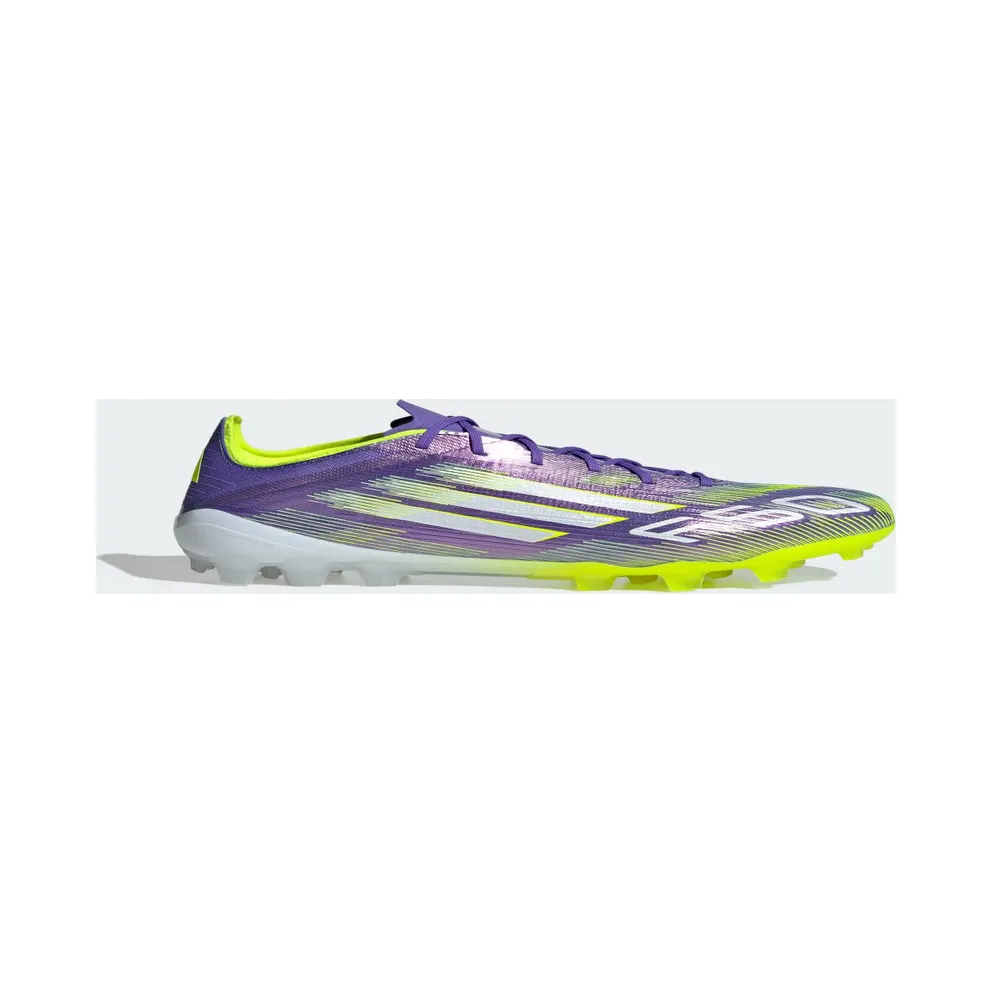 adidas F50 Elite 2g/3g Artificial Grass Boots “Purple Rush / Cloud White / Lucid Lemon” (JH7639)