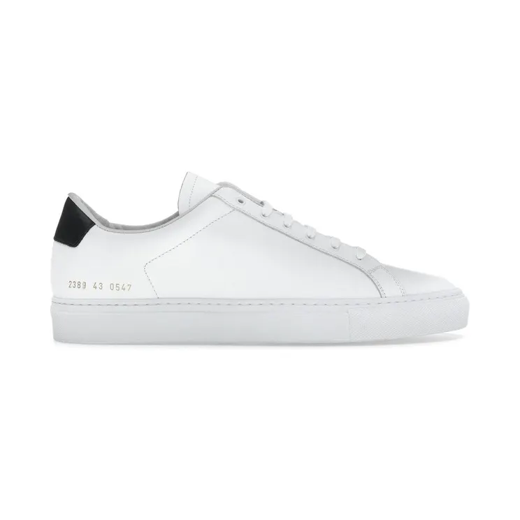 Common Projects Retro Classic Low White Black (2389 XX 0547)