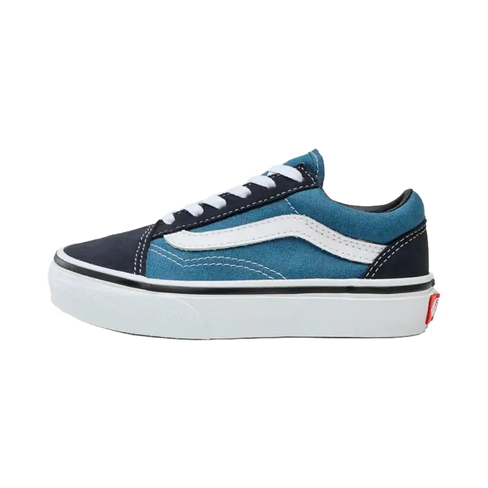 Vans Kids Navy Old Skool Little Kids Sneakers (VN000W9TNWD1)