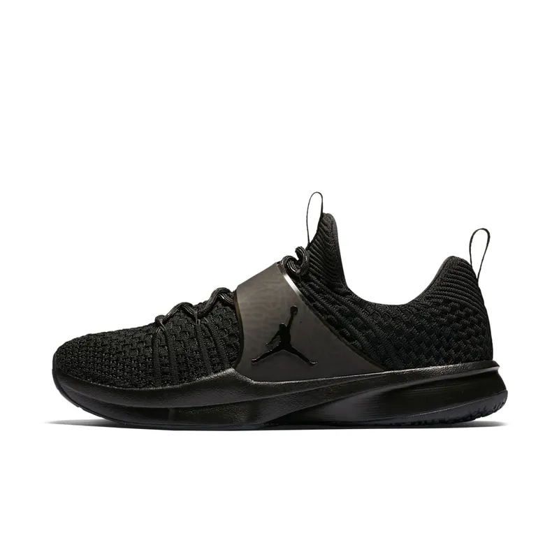 Jordan Trainer 2 Flyknit “Black / Metallic Silver” (921210-013)
