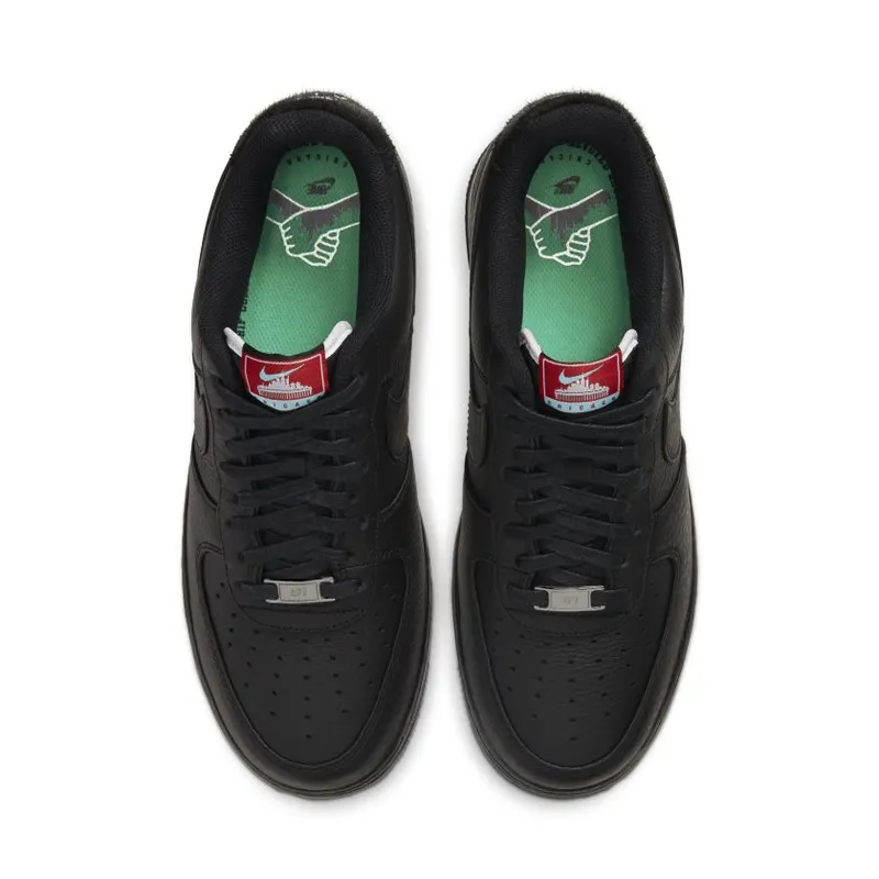 Nike Air Force 1 Low Chicago (2019) Black/Black (CT1520-001)