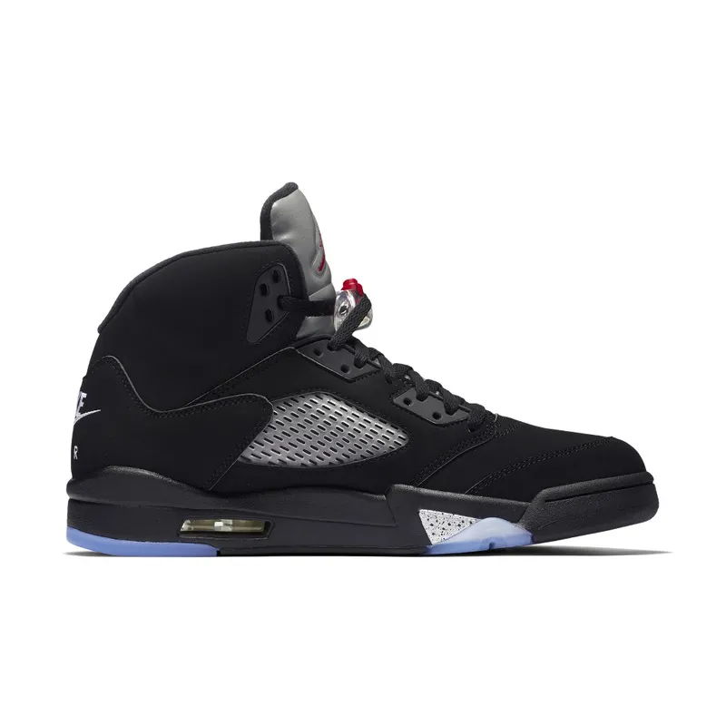 Air Jordan Nike AJ 5 V Retro Black Metallic (2016) (845035-003)