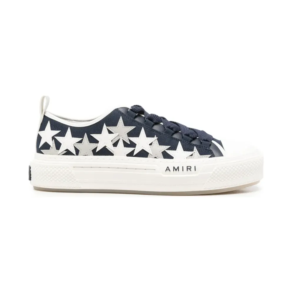 AMIRI star-patch platform – Blue (AM426SN006)