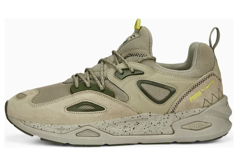 Puma TRC Blaze Elevated Wander-Sneakers Braun/Grün (390161-02)