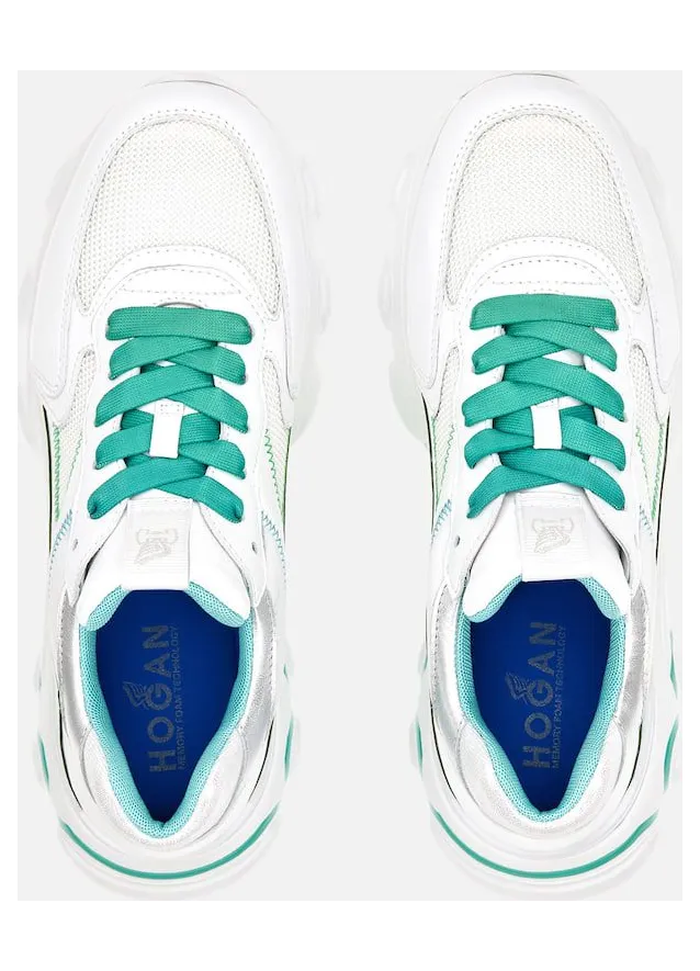 Hogan Hyperactive White Green Blue (HXW5490ET00O9L0VAT) (3)