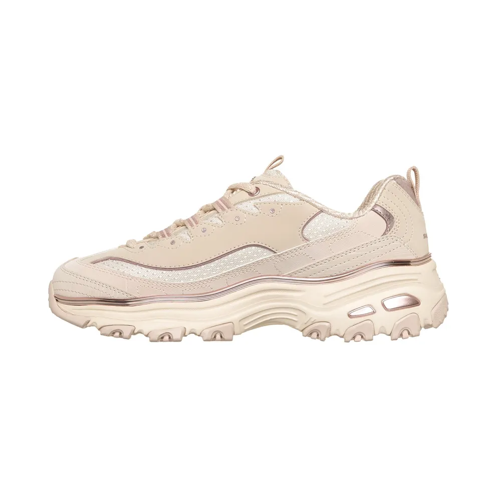 Skechers D’Lites – Chrome Wave Sneaker Natuurlijk
