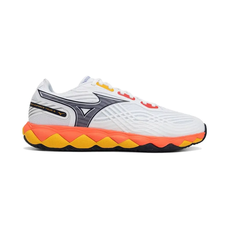 Mizuno Wave Enforce Tour 6 AC White Fiery Coral Citrus (61GA250060)
