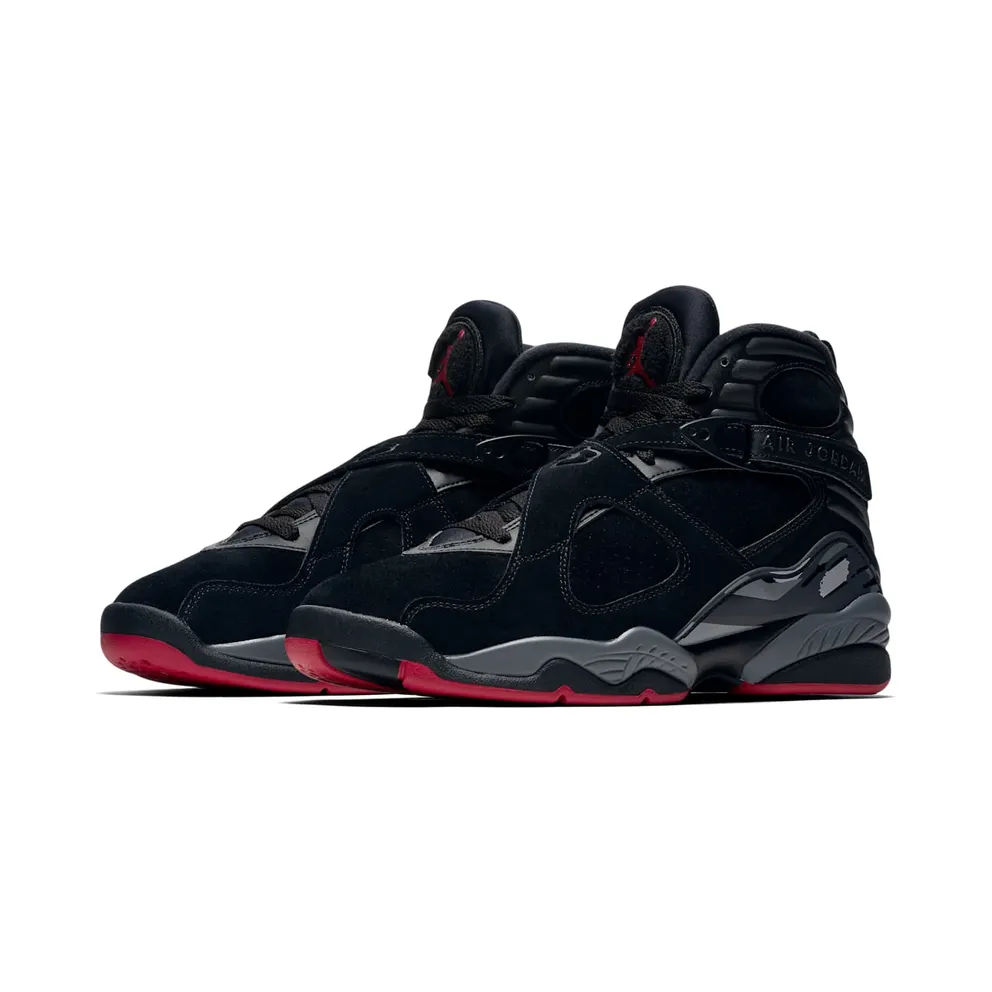 Jordan 8 Retro Black Cement Black/Gym Red-Black-Wolf Grey (305381-022)