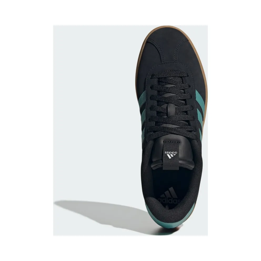 Adidas VL Court 3.0 Core Black / Powder Teal / Silver Metallic (JR8653)