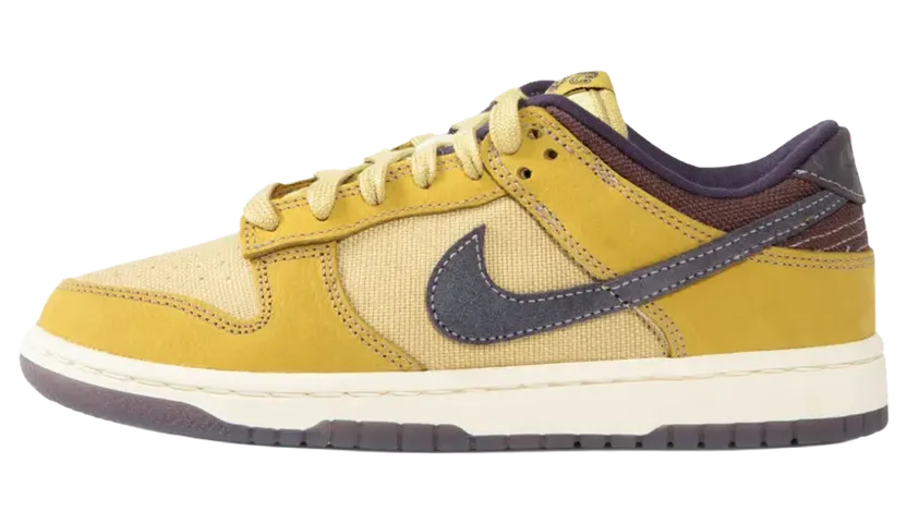 Nike Dunk Low Retro SE “Buff Gold Dark Raisin” (IB6752-700)