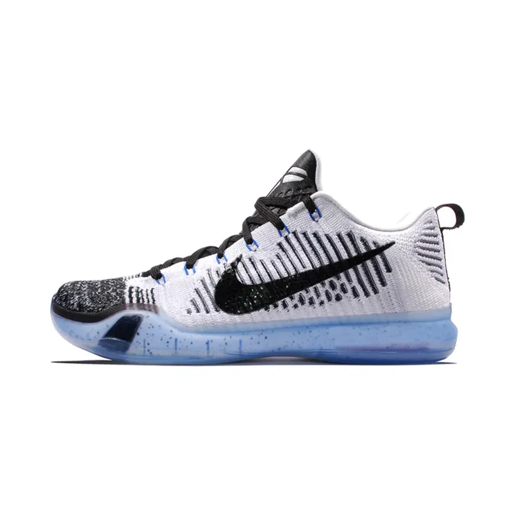 Nike Kobe 10 Elite Low PRM HTM – White Black (805937-101)