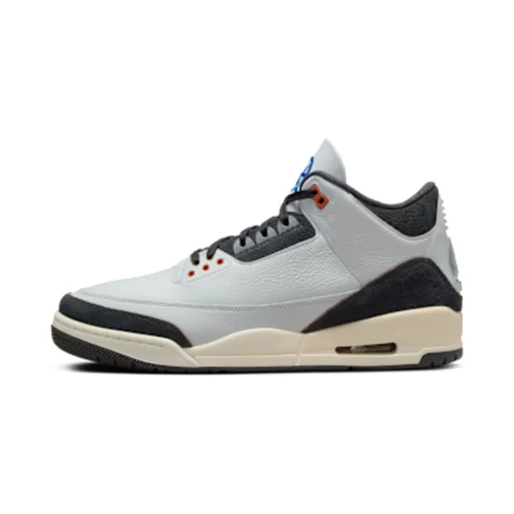 Jordan 3 Retro Quai 54 (2024) “Summit White / Game Royal / Burnt Sunrise / Off-Noir” (FZ5649-100)