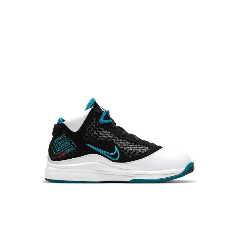 Nike LeBron 7 NFW Red Carpet 2019 (PS) White/Black-Glass Blue-Challenge Red (CT3793-100)