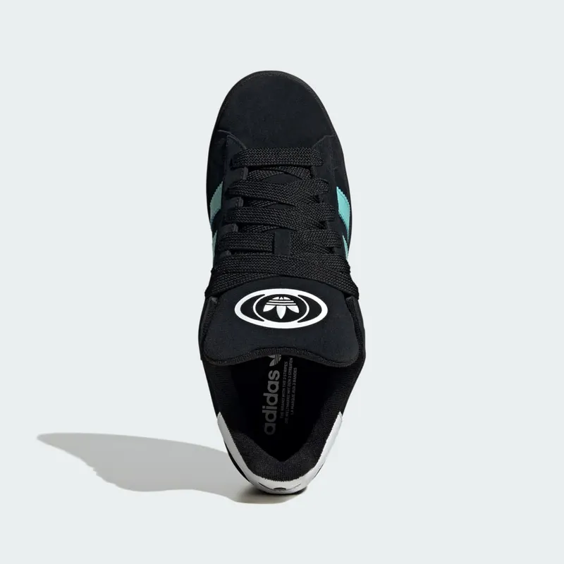Adidas CAMPUS 00s Core Black / Flash Aqua / Cloud White (JS3204)