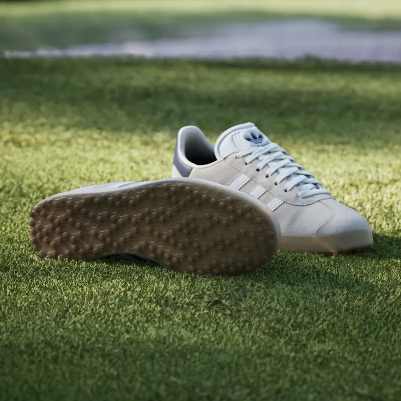 Adidas Gazelle Spikeless Golf “Chalk White Night Indigo” (HP7073)