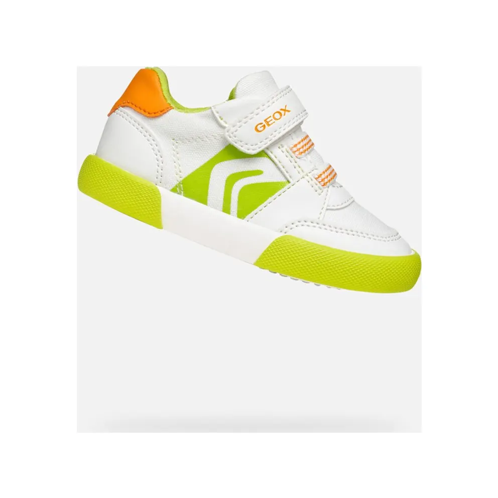 Geox sneaker White/Fluo Green (B551NA05410C0551)