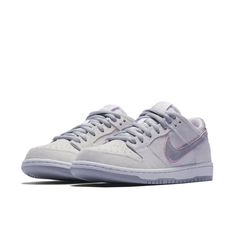 Nike SB Dunk Low Ishod Wair Flat Silver White/Perfect Pink-Flat Silver (895969-160)