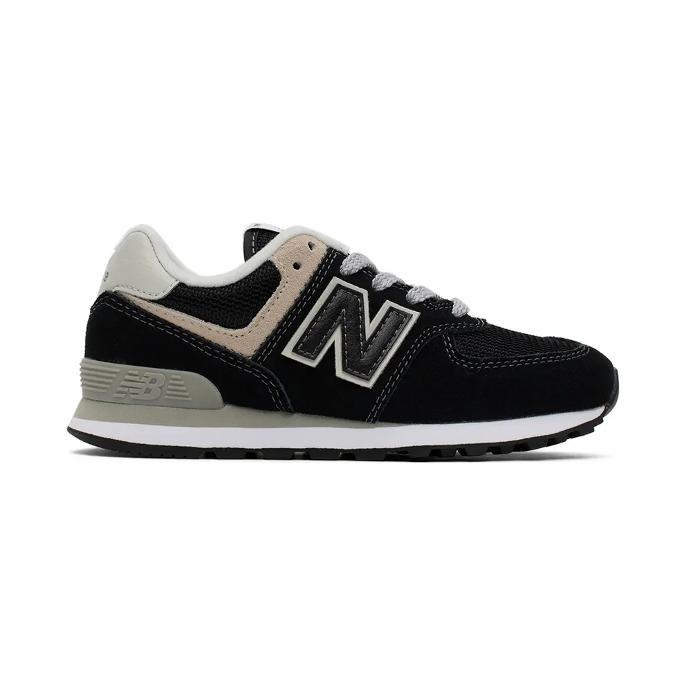 New Balance New Balance Kids’ 574 Core Black/Grey (PC574GK)