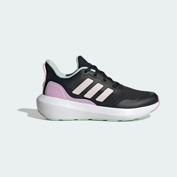 Adidas Fortarun 3.0 Kids Core Black / Clear Pink / Bliss Lilac (JI2180)