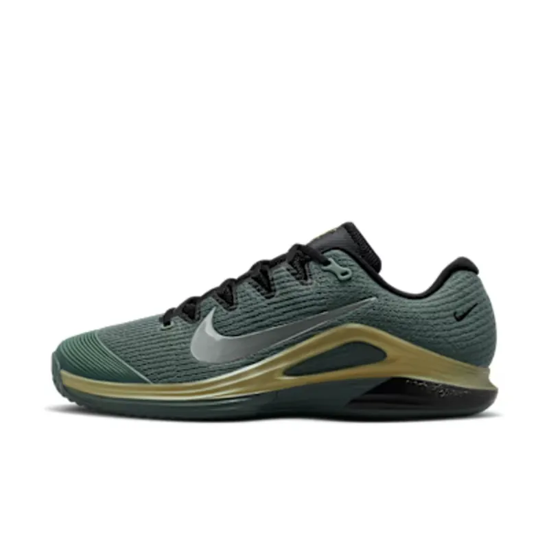 Nike Vapor 12 PRM Clay Court “Camo Green / Metallic Gold / Black / Pure Platinum” (IM3802-300)