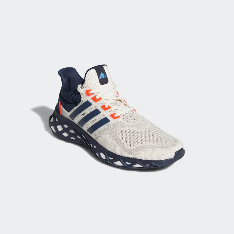 Adidas Ultraboost Web DNA Running Sportswear Lifestyle Chalk White / Collegiate Navy / Impact Orange (GX2135)