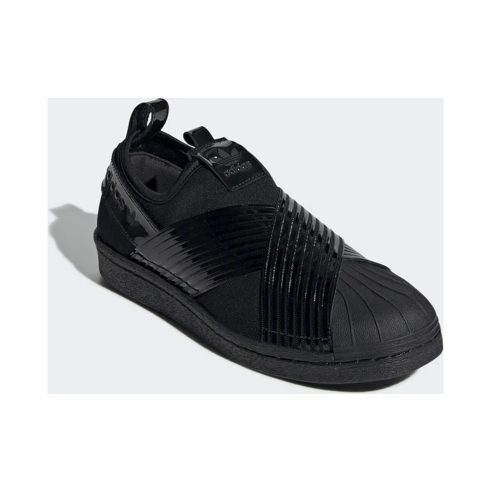adidas Superstar Slip-On Triple Black (W) Core Black/Core Black/Collegiate Purple (BD8055)